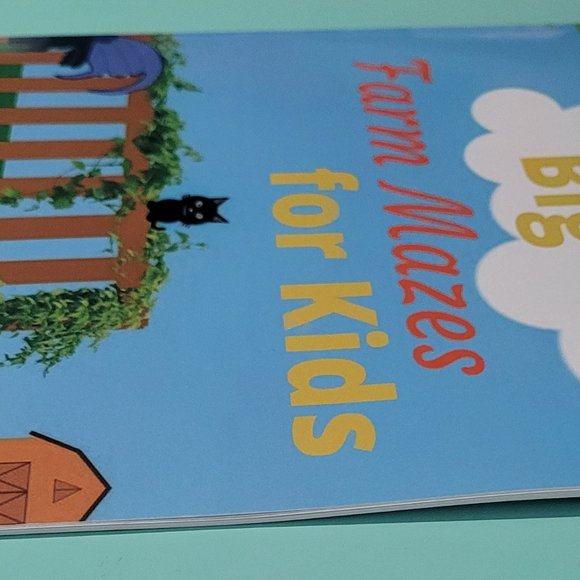 Big Farm Mazes for Kids: with Farm Animals for Kids ages 4-8: Paperback, 25 Page - Picture 3 of 8